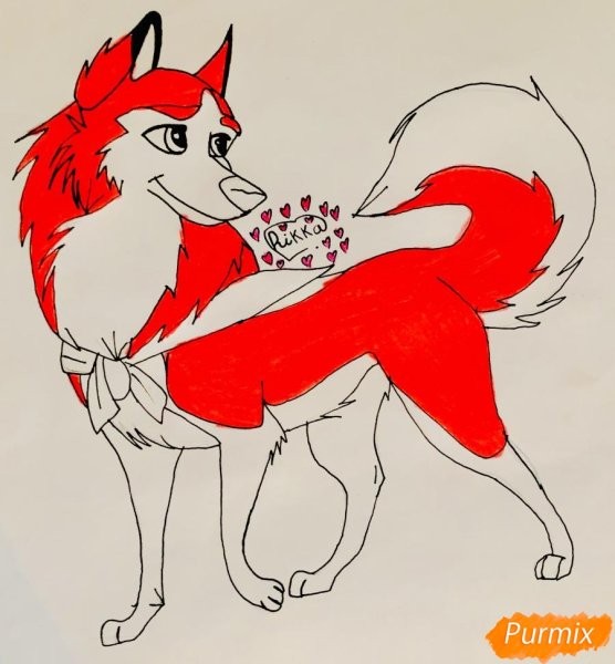 Балто раскраска стил