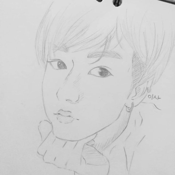 Группа БТС рисунки