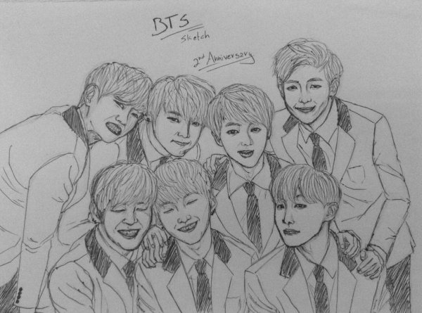 Тэхён БТС портрет