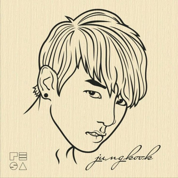 Группа БТС карандашом