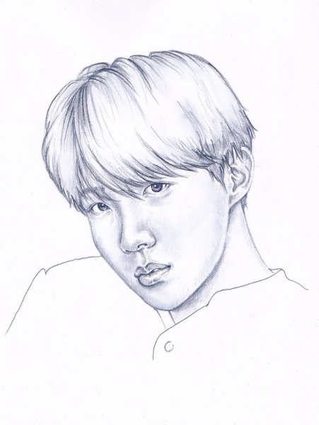 Портрет Джей Хоуп БТС