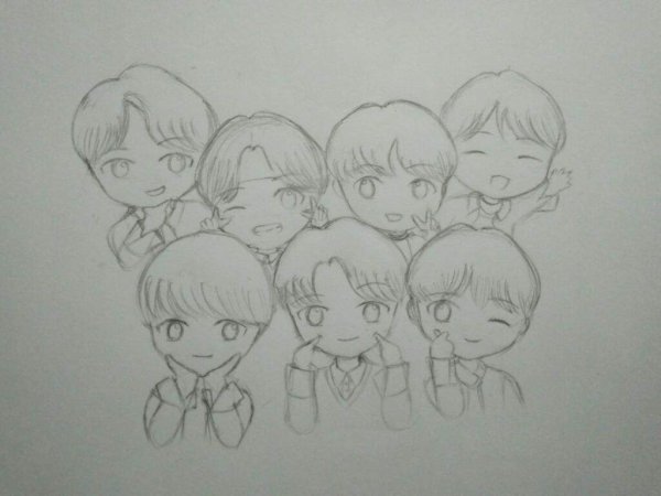 BTS раскраска Тэхен