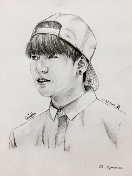 БТС Чимин для тетрадей