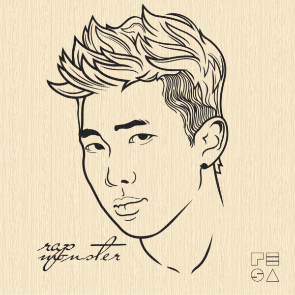 БТС рисунки карандашом для начинающих