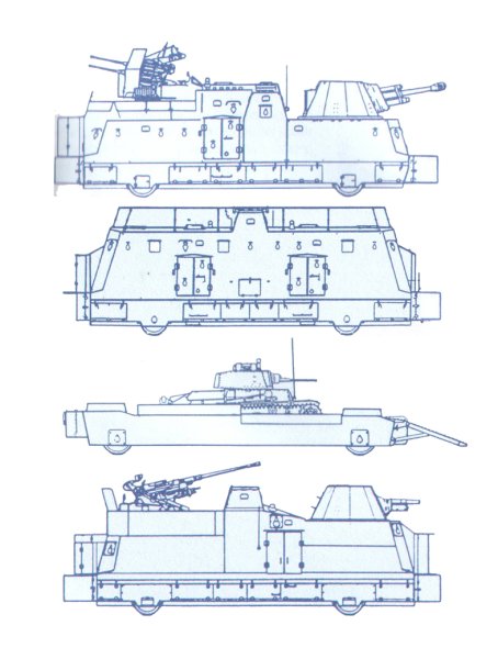 Бронепоезд Козьма Минин схема