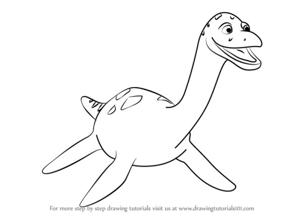 Поезд динозавров Эласмозавр