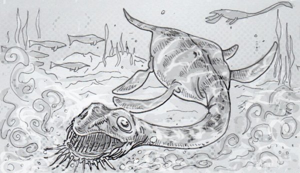 Палеонтолог раскраска