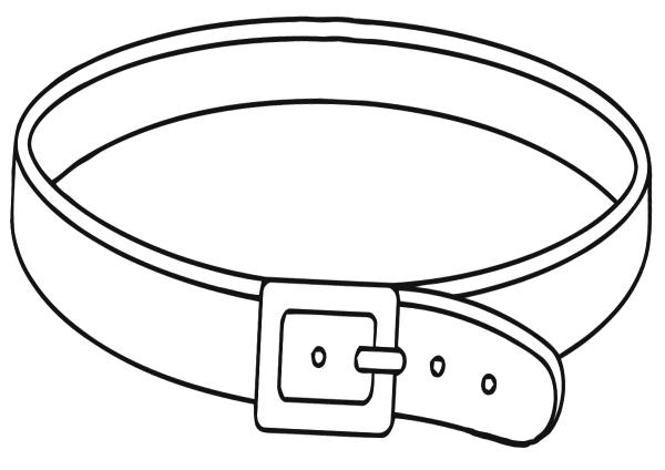 Ремень раскраска для детей