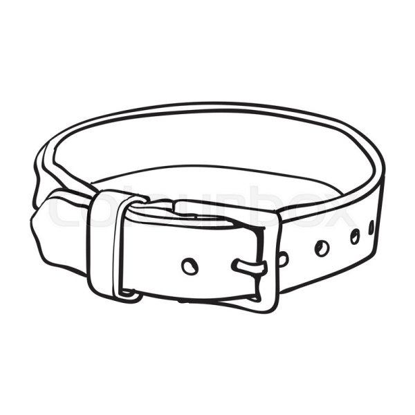 Нарисованный ошейник