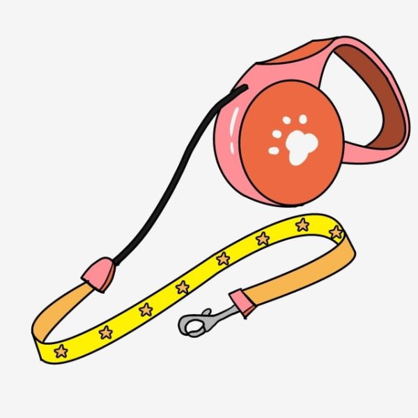 Мультяшный поводок для собаки