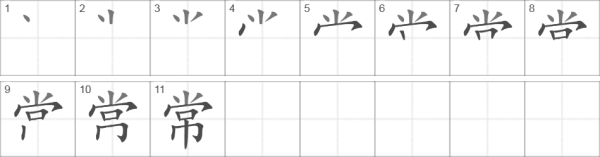 Написание китайских иероглифов