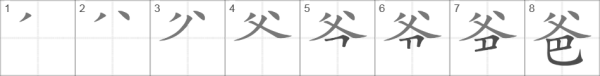 Порядок написания иероглифов китайских