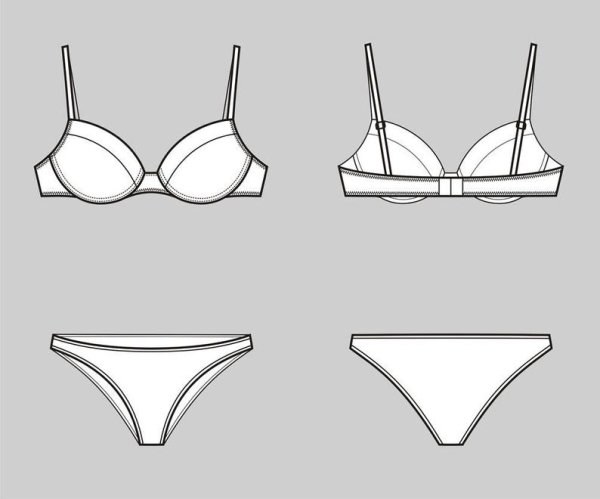 Технический эскиз Нижнего белья
