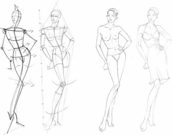 Женская фигура для рисования