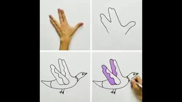 Рисуем с помощью ладошек