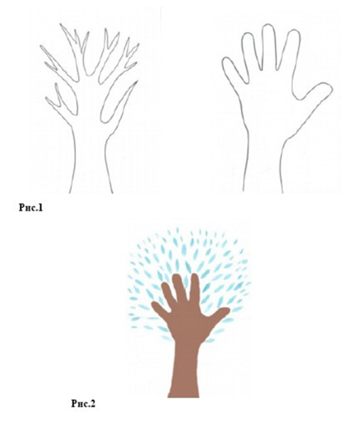 Рисование дерева в средней группе