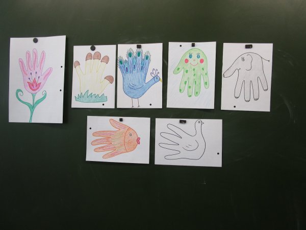 Чудесные ладошки рисование