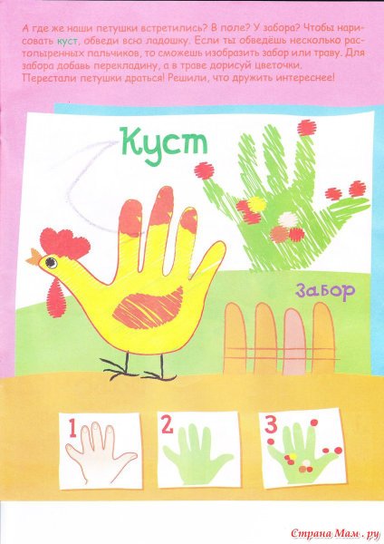 Рисование пальчиками и ладошками