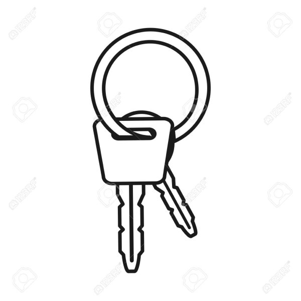 Сломанный ключ рисунок