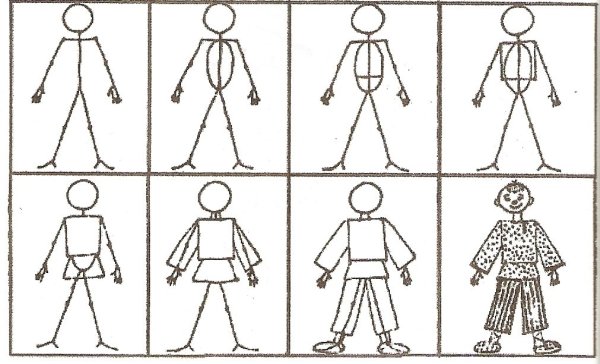 Схемы для рисования для детей 5-6 лет