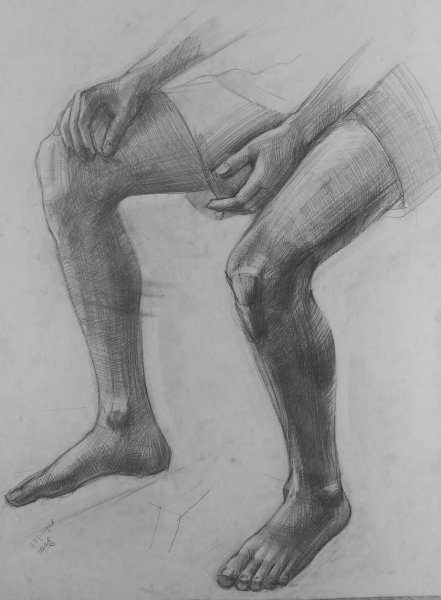 Набросок колена