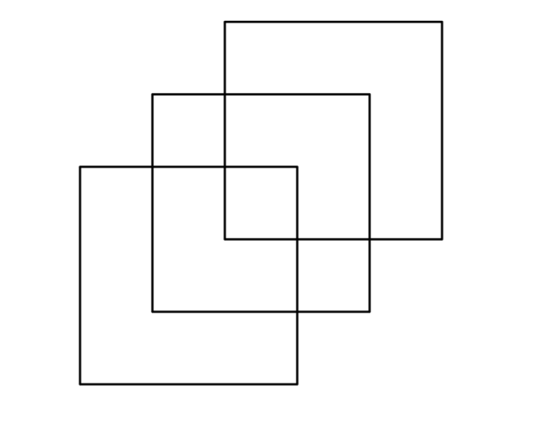 Головоломка с линиями в квадрате