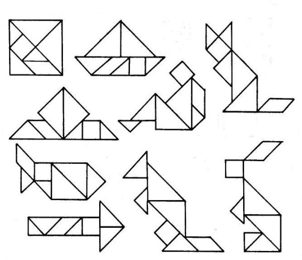 Игра танграм схемы