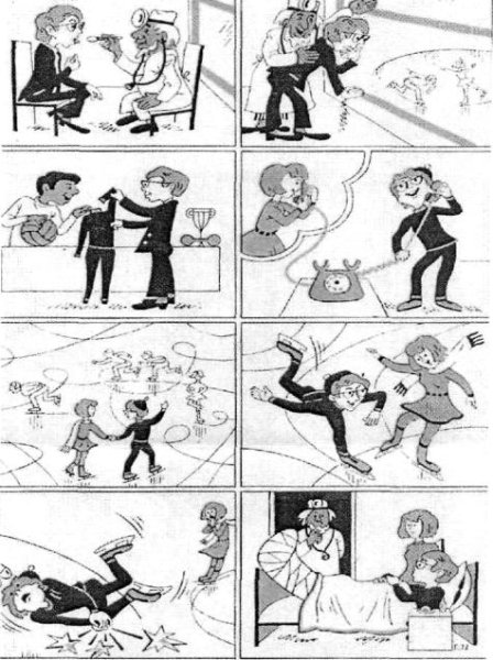 Комиксы для составления рассказа