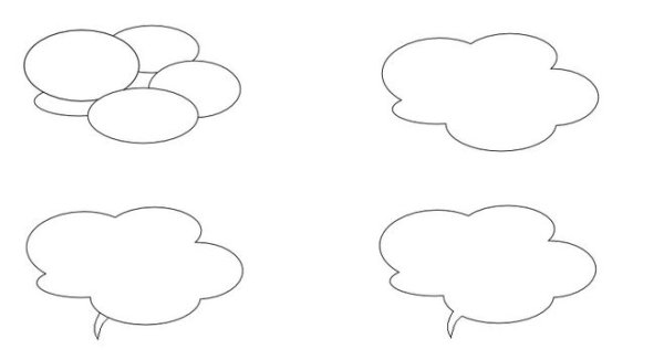 Облака рисунок по этапно