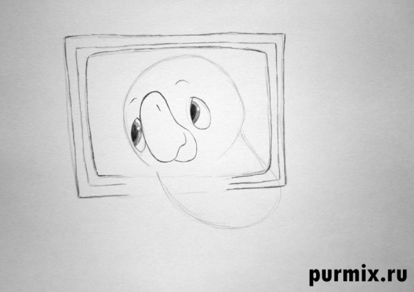 Поэтапное рисование попугая Кеши