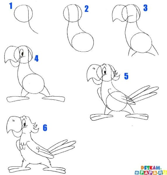 Схемы рисования для детей
