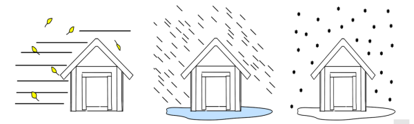 Дом рисунок для детей пошагово