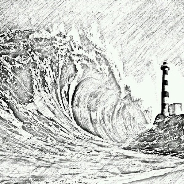 ЦУНАМИ карандашом