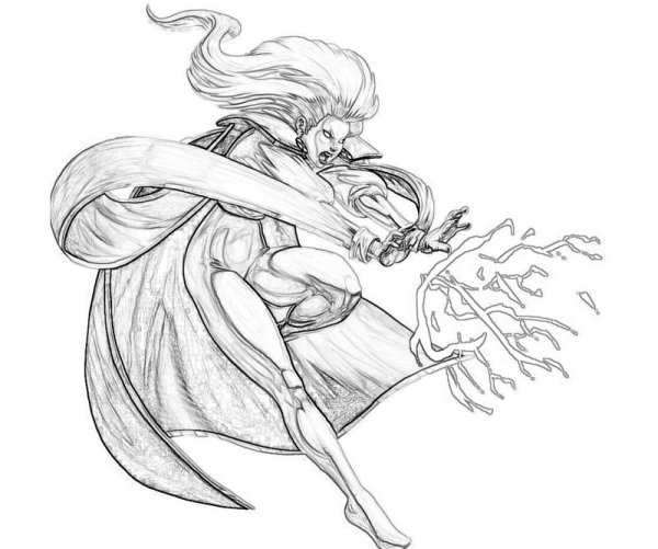 Шторм раскраска