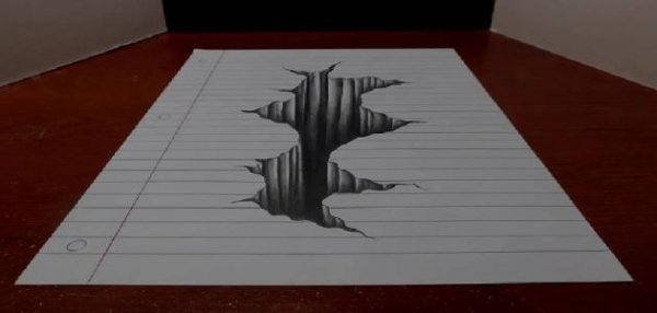 Оптические иллюзии на бумаге для детей