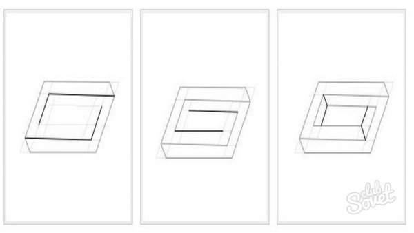 Поэтапное рисование 3д