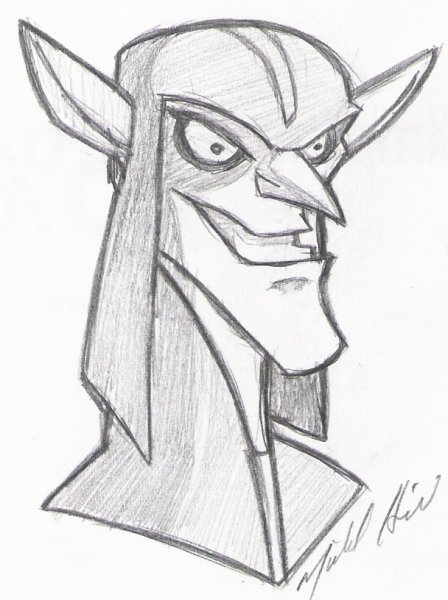 Гоблин рисунок карандашом
