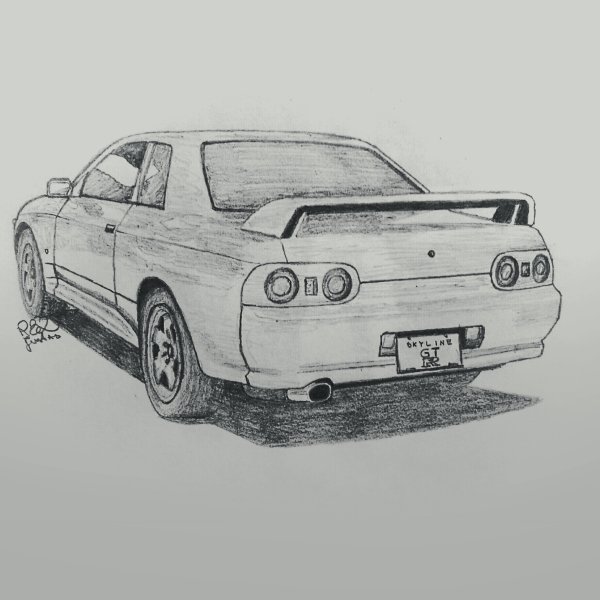 Nissan Skyline r32 эскизы