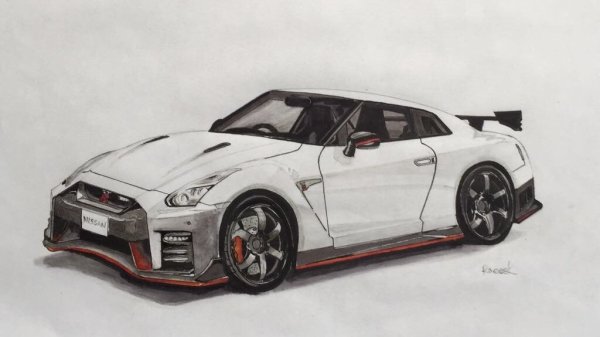 Рисунок Ниссан ГТР Р 36