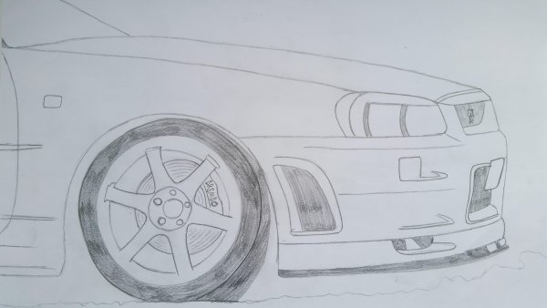 Рисунки карандашом машины