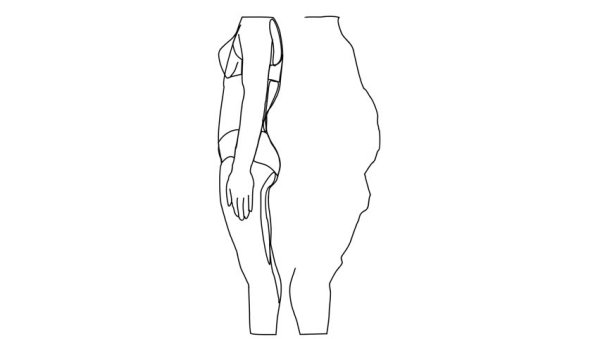 Эскиз для моделирования Нижнего белья