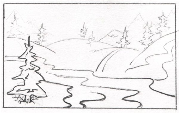 Линия в рисунке ритм линий