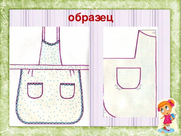 Фасоны фартуков 5 класс