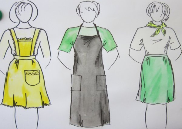 Эскиз фартука