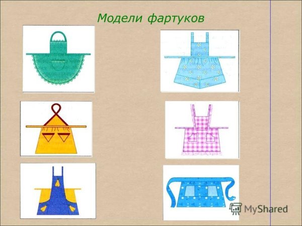 Конструирование и моделирование фартука передника