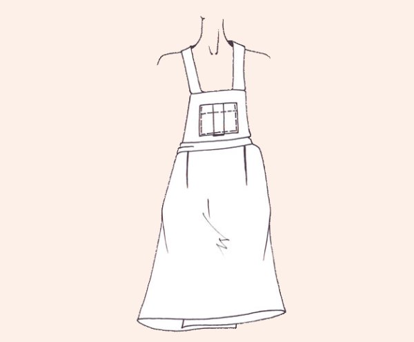 Эскиз фартука