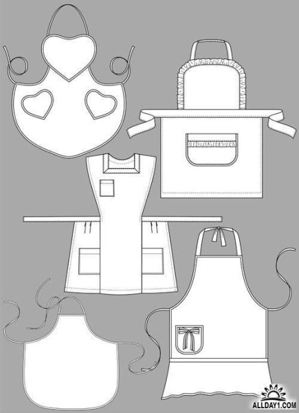 Эскиз фартука для кухни