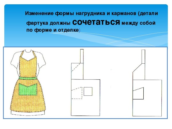 Художественное моделирование фартука