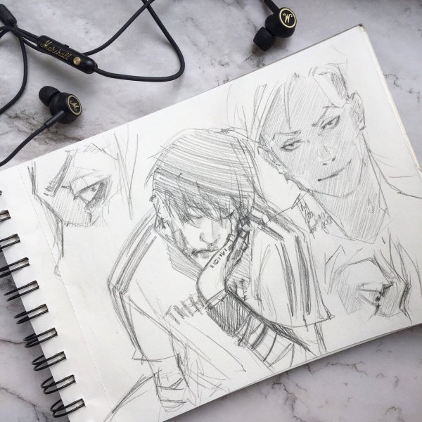 Манхва скетч