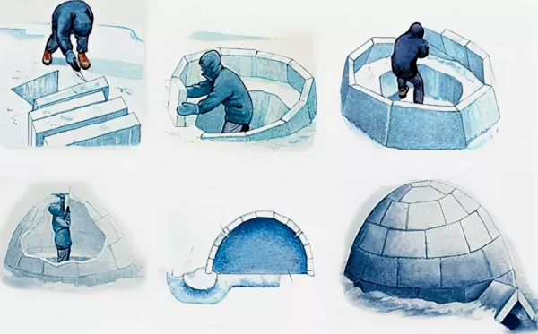 Иглу технология строительства